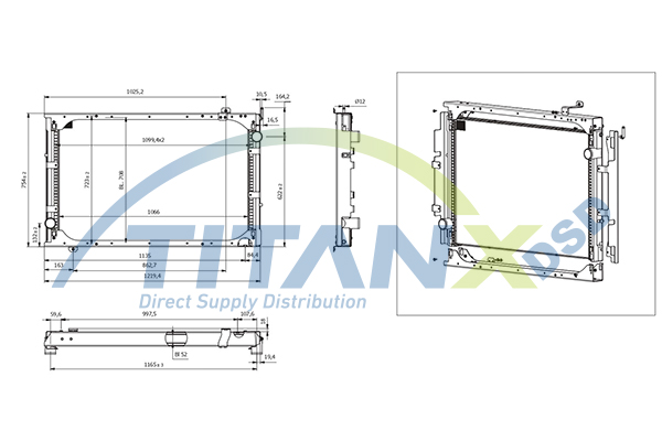 Titanx Radiateur RX609006