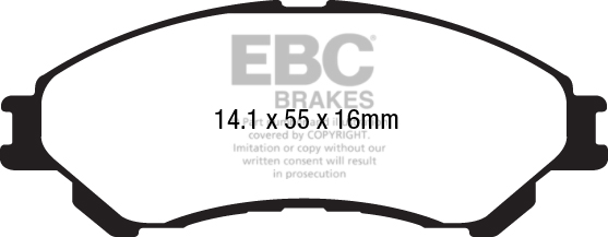 Remblokset EBC Brakes DPX2217