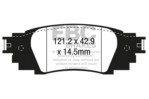 EBC Brakes Remblokset DPX3080