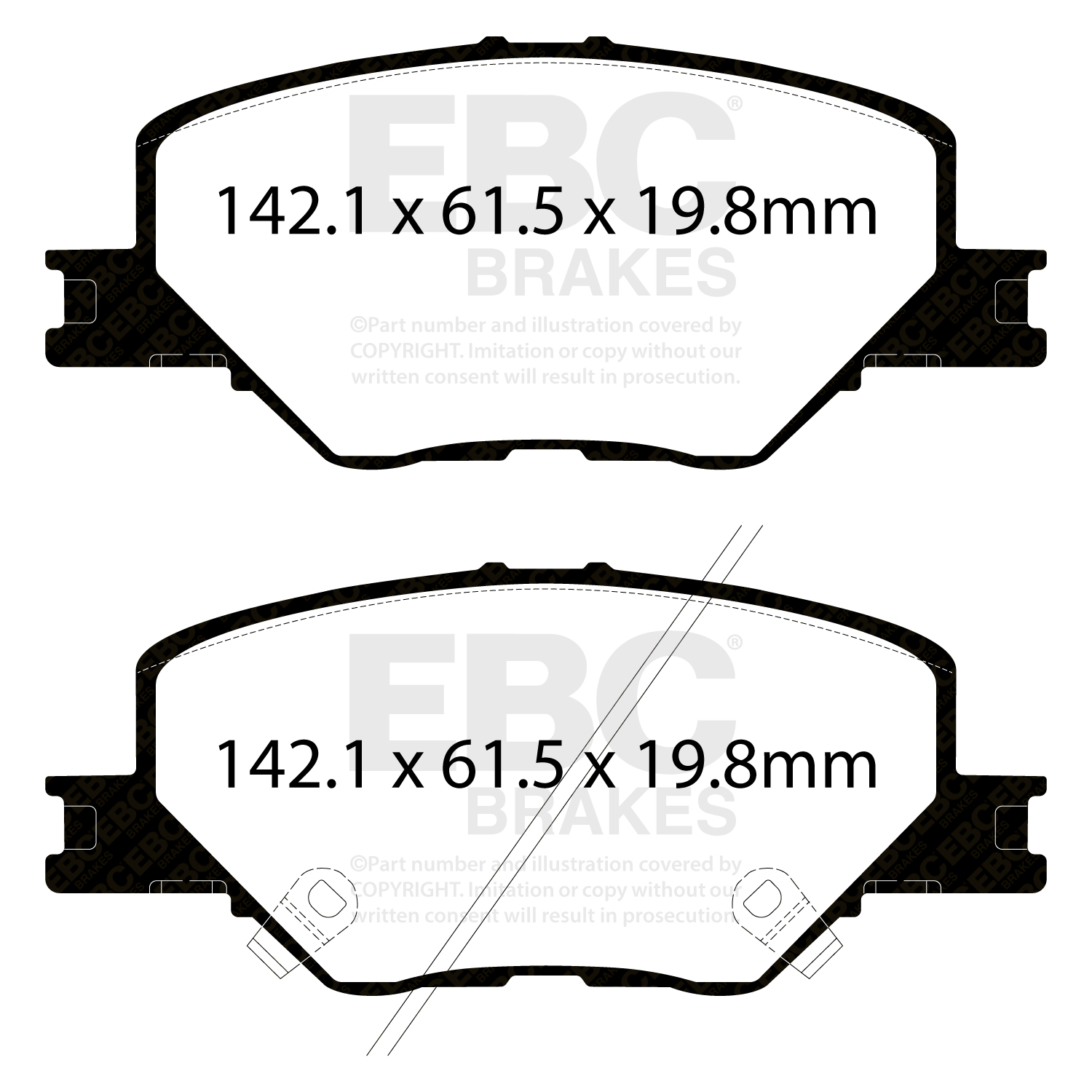 Remblokset EBC Brakes DPX2340