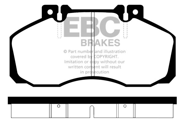 EBC Brakes Remblokset EDB501MP