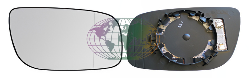 Buitenspiegelglas Bodermann 6044065