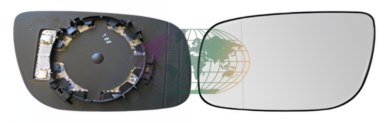 Buitenspiegelglas Bodermann 6044066