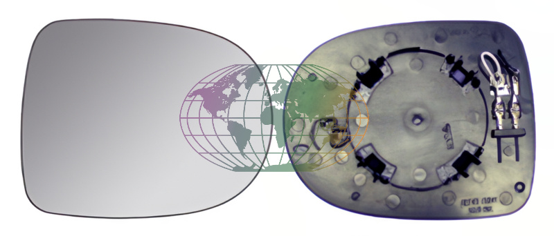 Buitenspiegelglas Bodermann 7203065