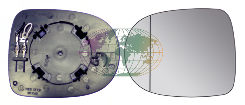 Buitenspiegelglas Bodermann 7203066