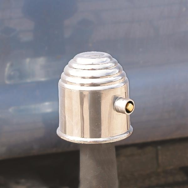 Carpoint Trekhaakdop chroom met slot 10103 Carpoint Trekhaakdop chroom met slot 10103