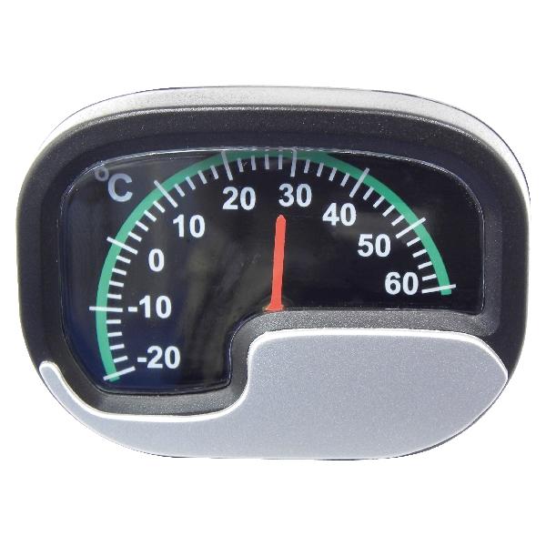 Carpoint Thermometer zilver/zwart 23401 Carpoint Thermometer zilver/zwart 23401