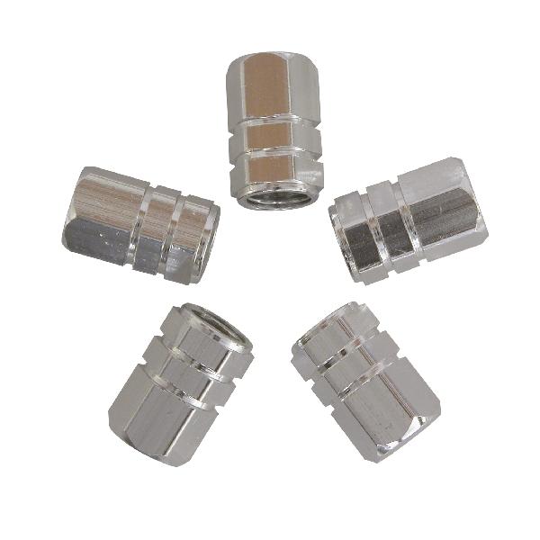 Carpoint Ventieldopjes 5st zuiger zilver 16009 Carpoint Ventieldopjes 5st zuiger zilver 16009