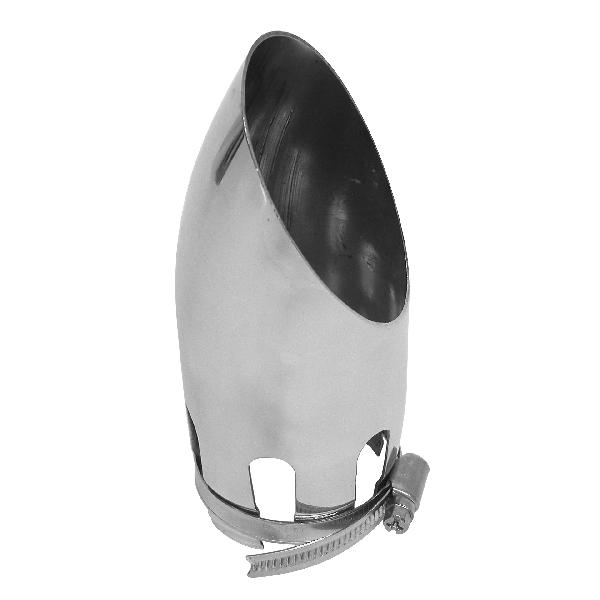 Carpoint Uitlaatsierstuk inox gebogen 30-54mm 18761 Carpoint Uitlaatsierstuk inox gebogen 30-54mm 18761
