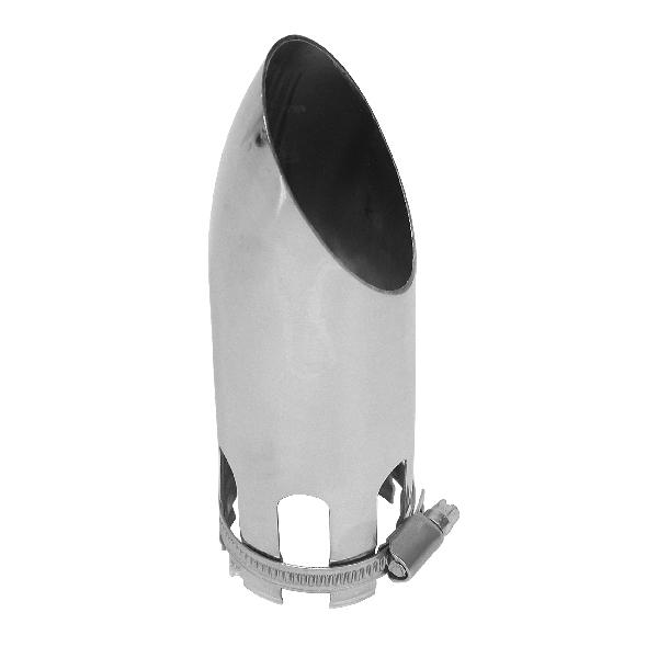 Carpoint Uitlaatsierstuk inox gebogen 37-61mm 18762 Carpoint Uitlaatsierstuk inox gebogen 37-61mm 18762
